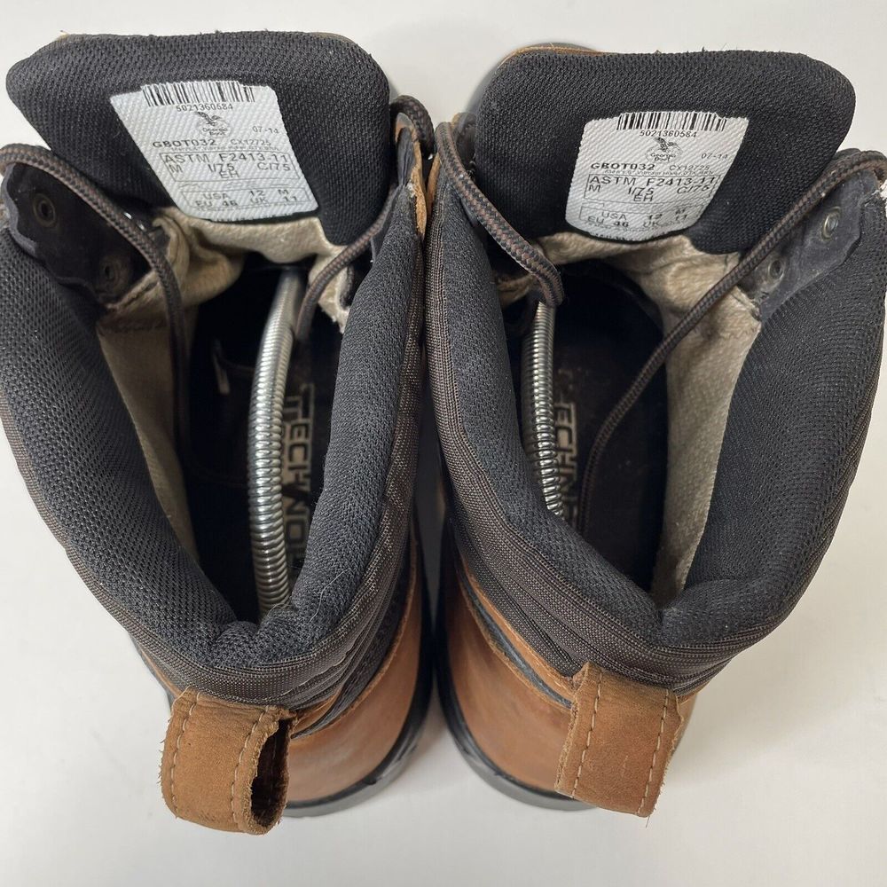 Georgia Men’s Work Boots Brown, Size 12, 6” Vibram Hiker GTX Safety Toe - Picture 6 of 9